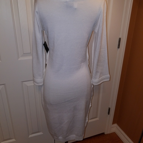 😊☆Gabby Skye sweater sheath dress, 3/4 sleeve, M - Picture 4 of 6